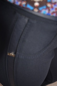 Pantaloni moderni, lung cu croi tineresc,masura mare,D&J Exclusive, Albastru marin