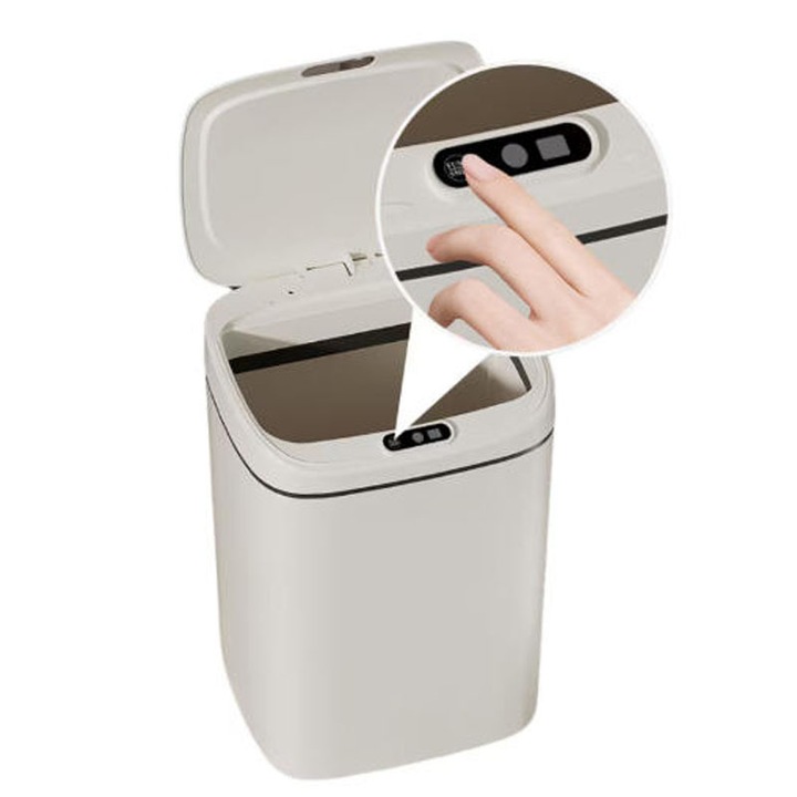 Cos de gunoi automat Zibba Life, 20L, deschidere prin senzor de miscare, design modern