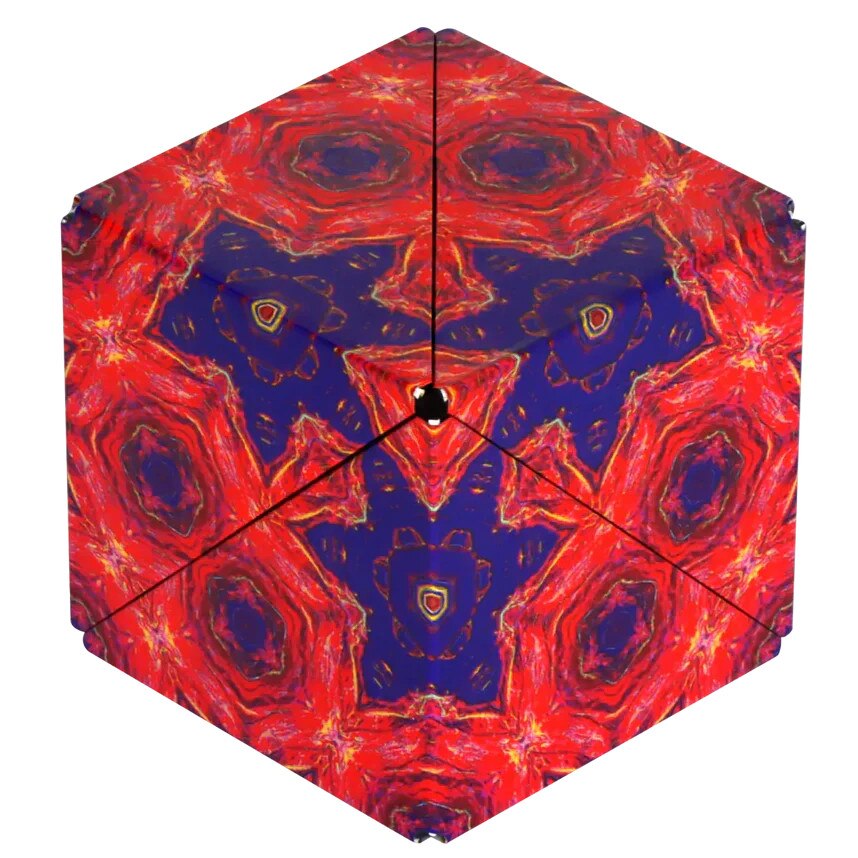 Cub magnetic interactiv Shashibo, design Zeița Focului, 2.4 inch