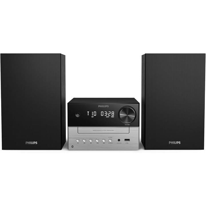 Sistem audio Hi-Fi, Philips TAM3505M2, Bluetooth, CD, Radio DAB/FM