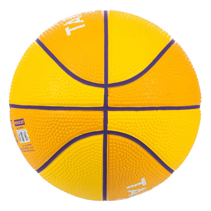 Minge mini din cauciuc baschet k100 marimea 1 copii 1, galben aprins