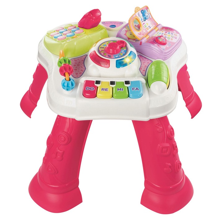 Interaktív asztal VTech Play & Learn Activity Table Pink