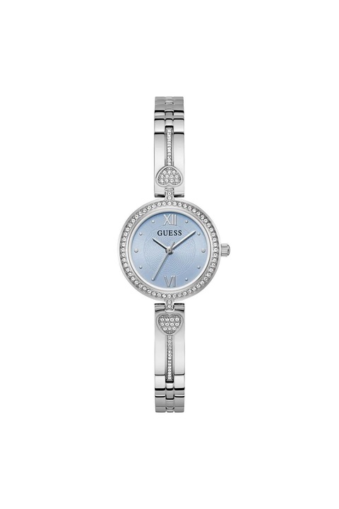 Ceas de dama Guess, carcasa de 27 mm, curea din Otel rezistenta la apa 3 ATM, GW0655L4