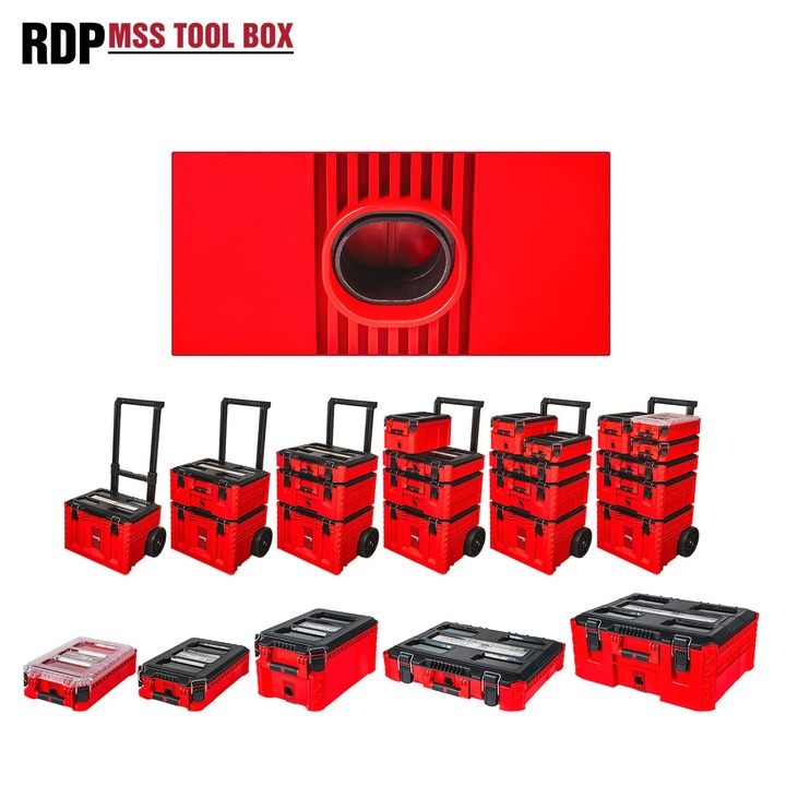 RDP-MSS7 moduláris tárolórendszer görgőkkel, 556 x 1120 x 424 mm, Raider 139615