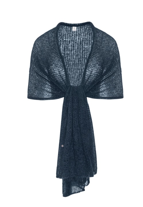 Sal din alpaca, You by Tokarska, granat, multifunctional, 30x180cm