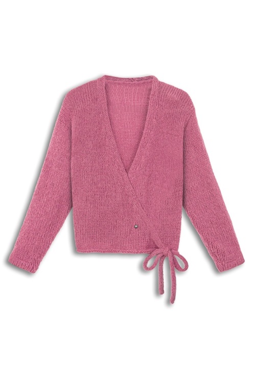 Pulover dama, You by Tokarska, lana handmadedewqfw, Roz murdar