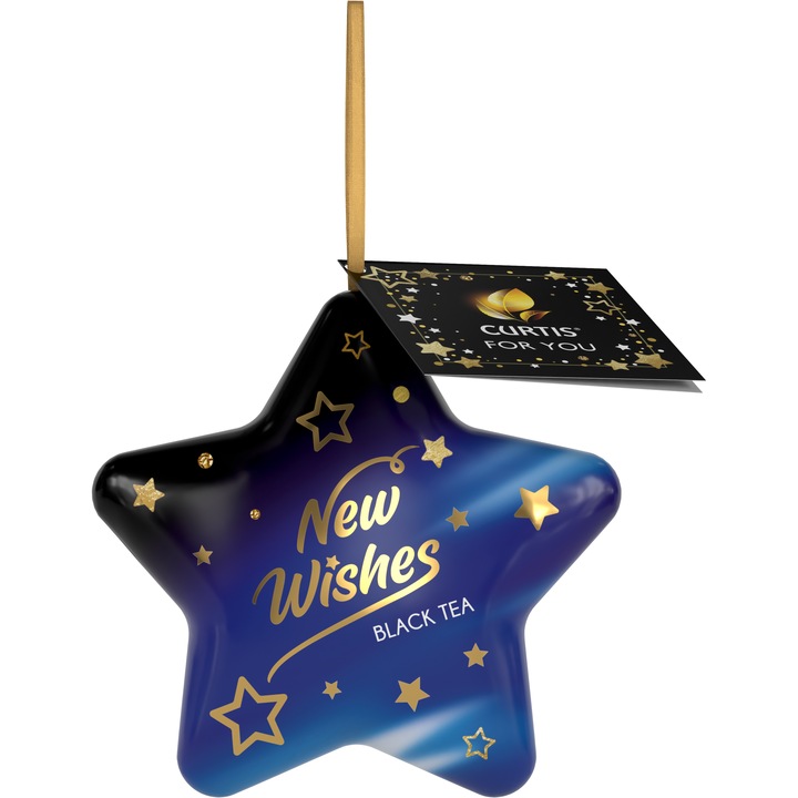 Curtis Inspiring Stars, fémdobozos szálas fekete tea 20g