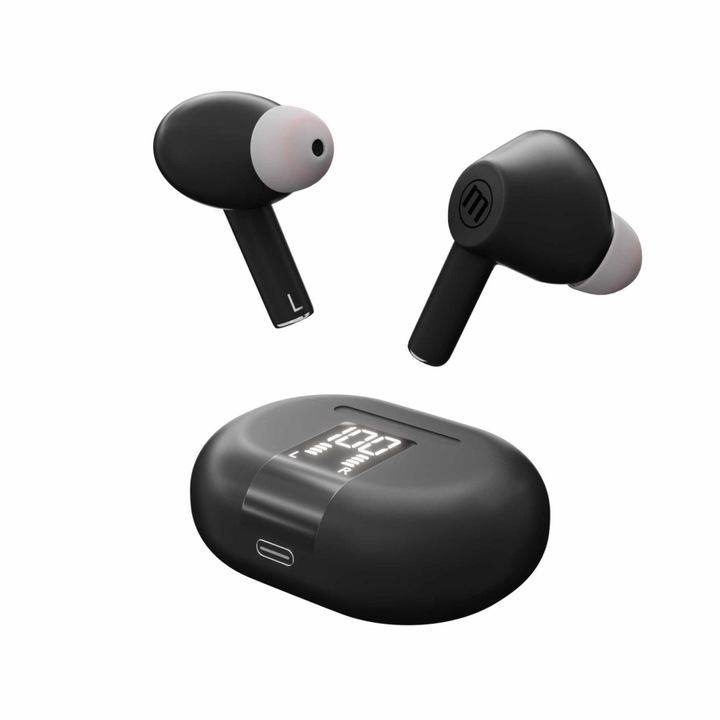 Maxell 348596 MAXPODS безжични слушалки, активно шумопотискане, TWS, Bluetooth, ENC, микрофон