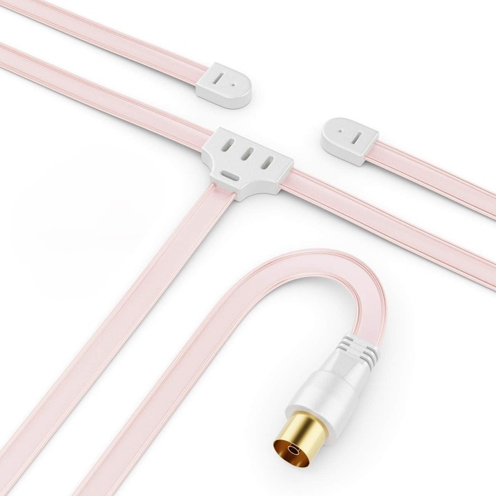 FM/AM/VHF antenna, LogiLink, 1,8m, átlátszó, 75 Ohm