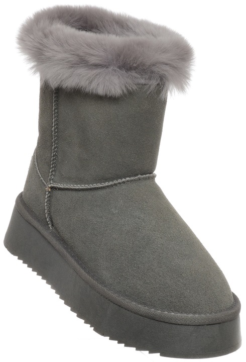 dama, Soprani Couture, gri, piele, Gri