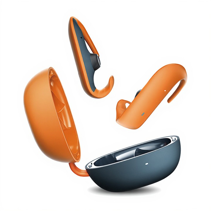 Vezeték nélküli fejhallgató X91, sport, narancssárga-kék, on-ear