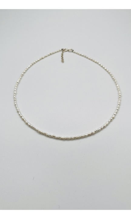 Colier Noa Perle de cultura si argint 925, Marime 38cm+3cm prelungire