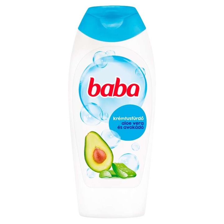 Gel de dus cremos cu Aloe Vera si Avocado Baba 400ml