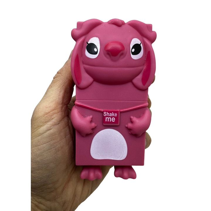 Jucarie Shake Me Stitch si Angel cu Lumini si Sunete Amuzante Roz