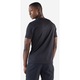 Tricou alergare barbati, Decathlon, poliester, negru fumuriu, 2XL