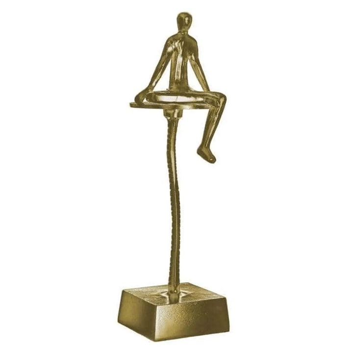 Statueta decorativa Inart 18x15x48cm aurie