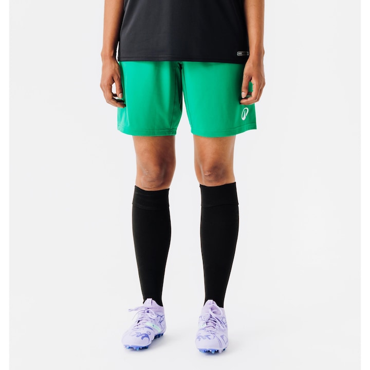 Къси панталони за футбол Essentiel, зелени, за възрастни S, изумрудено зелено