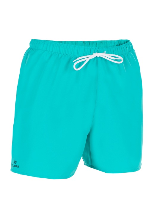 Бански костюм функционален обем функционална лилия редовно корем дискретно, Син тюркоаз, S