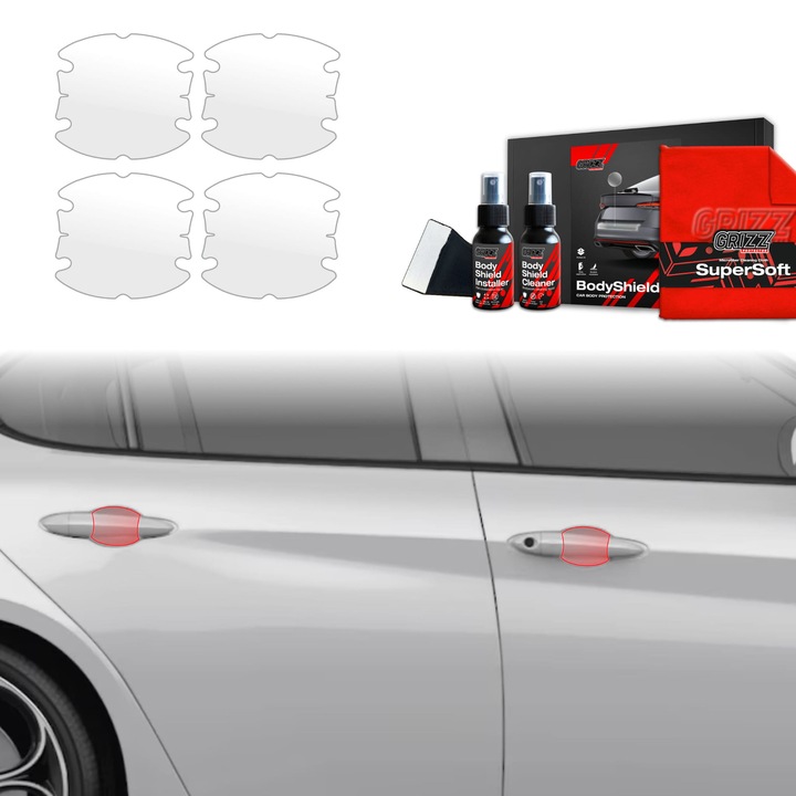 Защитно фолио под дръжките, Grizzprotector - Bodyshield 4In1 За Alfa Romeo Giulia