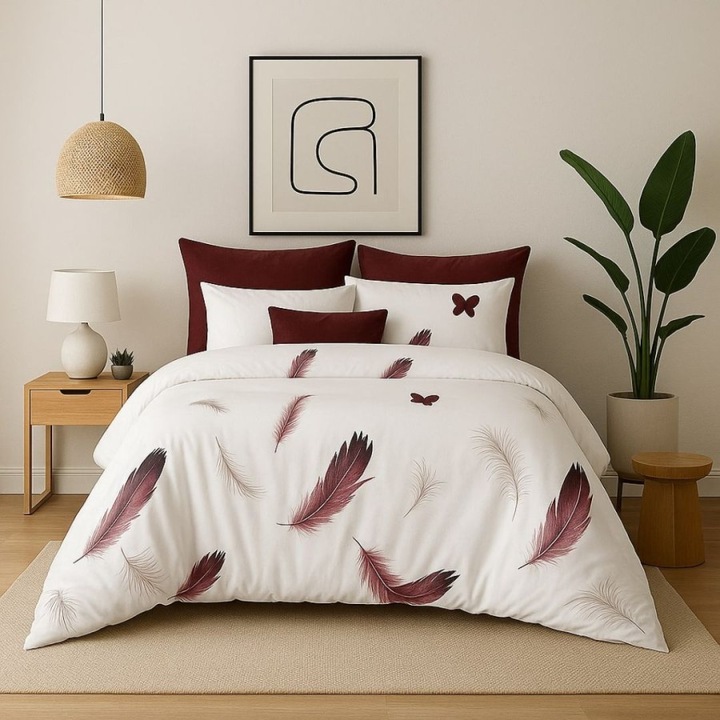 Tollas kétszemélyes ágynemű, polipamut, 4 részes, 230 x 250 cm, Különleges Ágyneműk