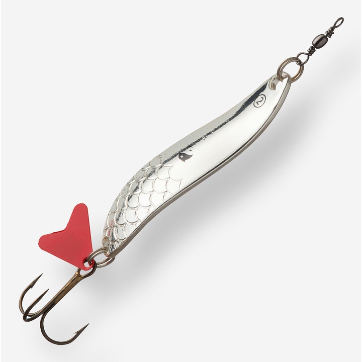 Kea 14g ezüstös ragadozóhal kanál, méret nélküli, világosszürke