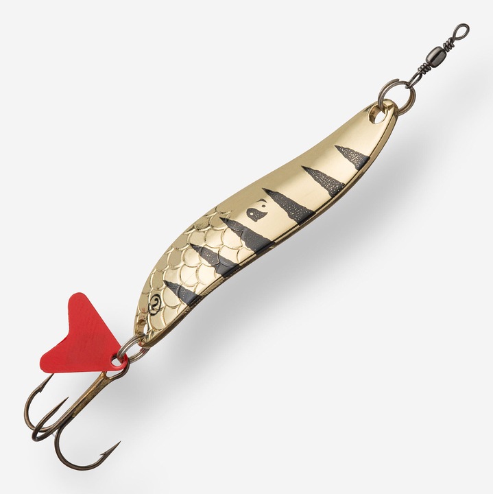 Kea + 14g ragadozóhalas oszcilláló kanál, méret nélküli, arany