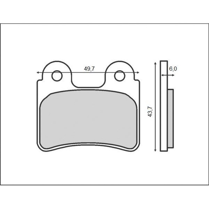 Placute Frane bicicleta BRENTA KLOCKI HAMULCOWE KH303, organic
