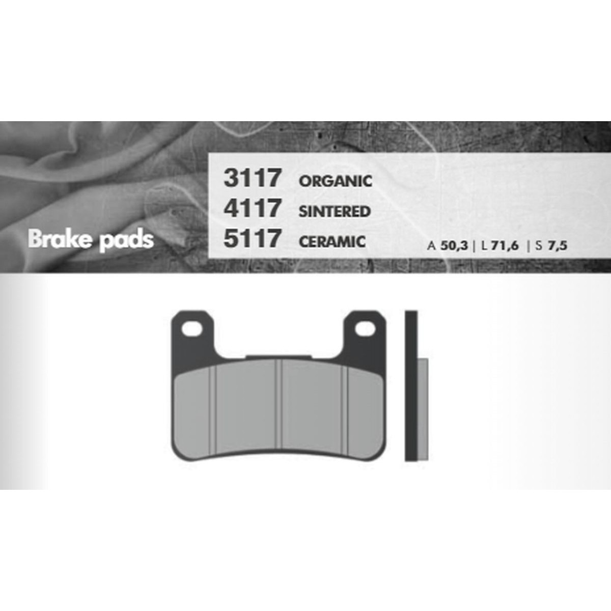 ケンタ　撥 Placute de frana BRENTA KH379 pentru Suzuki GSXR/VZR/M1800