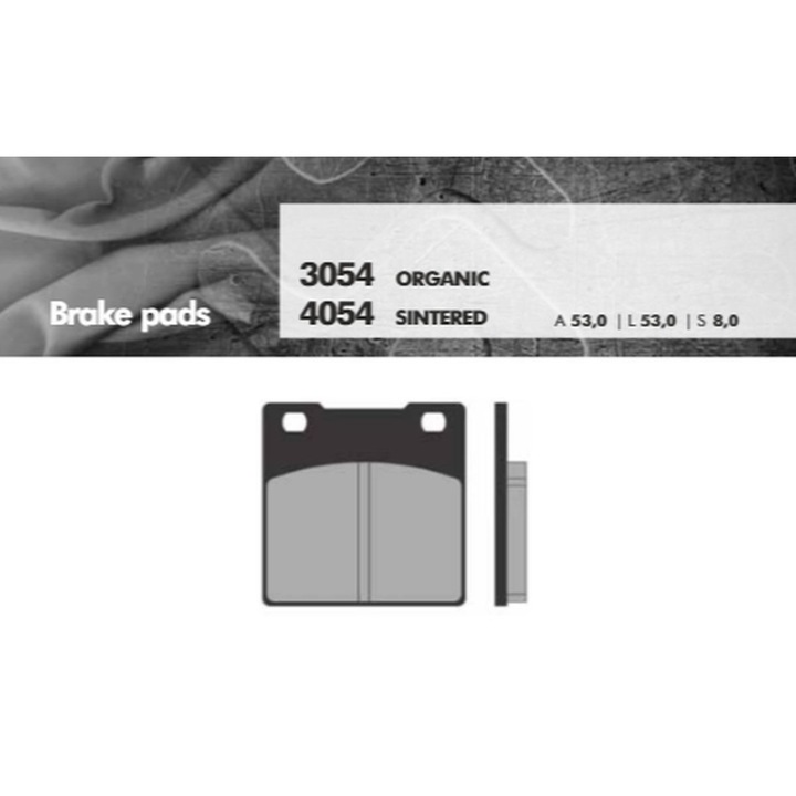 Накладки за спирачки BRENTA KH161, метални, златни, за велосипед