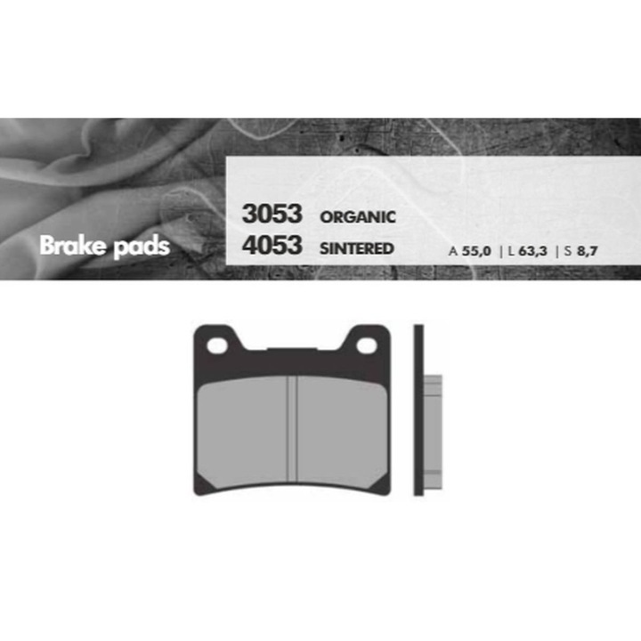 Спирачни накладки за велосипеди, BRENTA, KH88, метал, златопълни, златни