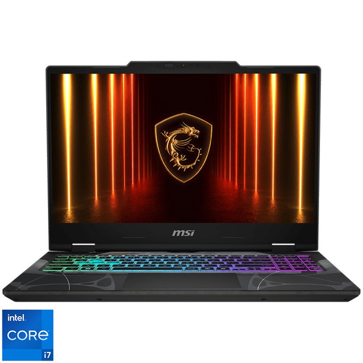 Лаптоп Gaming MSI Cyborg 15 B13WEKG, Intel® Core™ i7-13620H до 4.90 GHz, 15.6", Full HD, 144Hz, 16GB RAM, 512GB SSD, NVIDIA GeForce RTX 5050 8GB, Free DOS