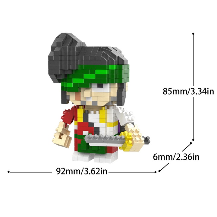 Set de construcție Figuri de lemn Battle for Wild, ZUOXIA, 200 piese, pentru copii de peste 14 ani