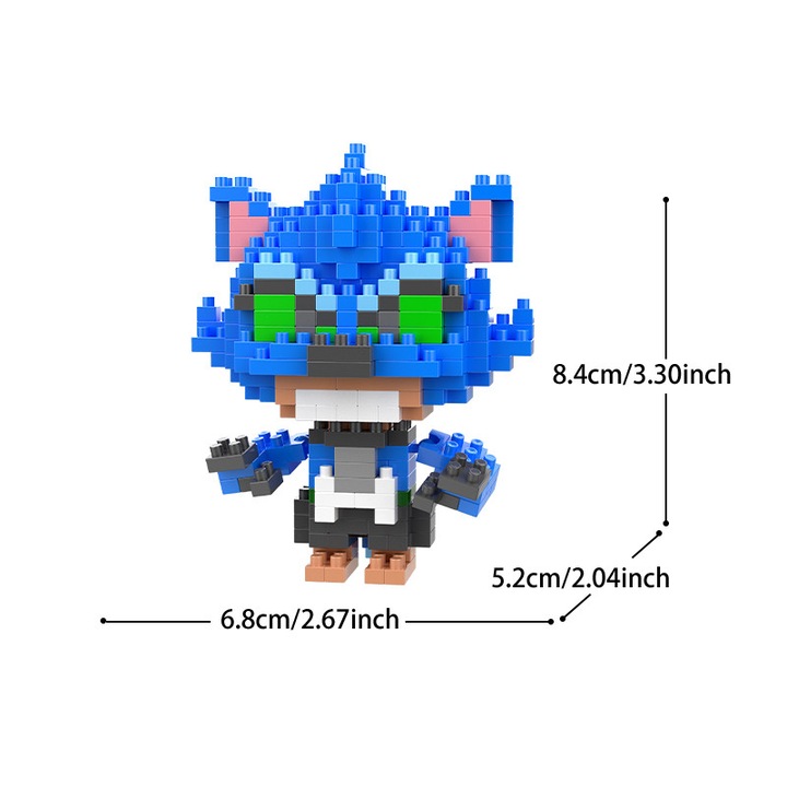 Set de construcție, ZUOXIA, Figuri din lemn Battle for Wild, 200 piese, 14+