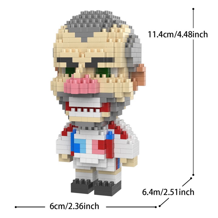 Set cuburi de construcție ZUOXIA, 200 piese, pentru 14+ ani, fotbal