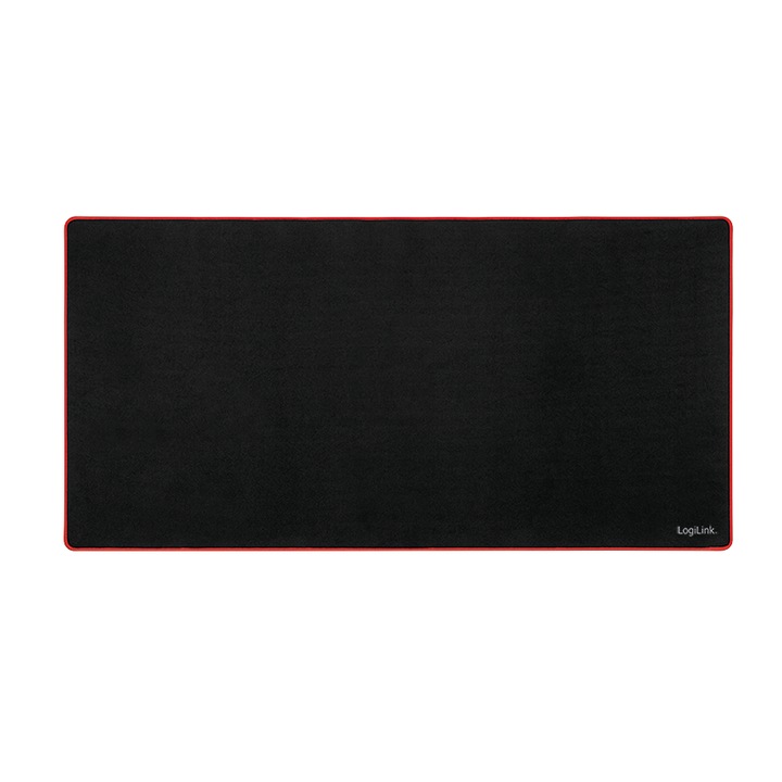 Patura de birou gaming, LogiLink, XXXL 120x60cm, antiderapant, neagra