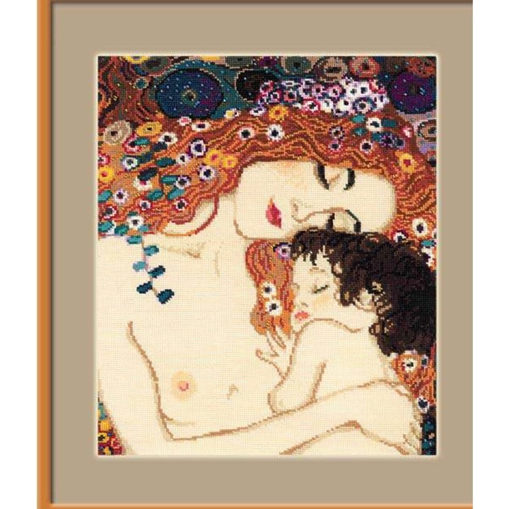 Riolis 916 keresztszemes készlet – Anyai szeretet 30x35 cm