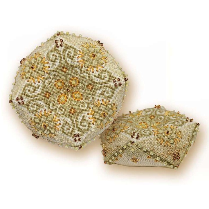 Комплект за бродерия с кръстат бод Riolis 1227 – Бисерна фантазия 8x8 см