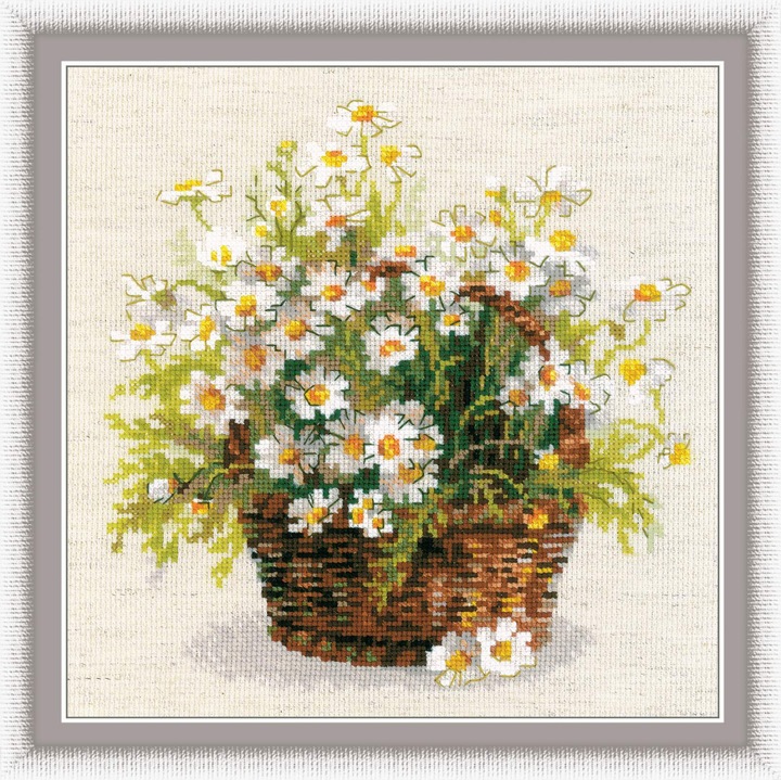 Riolis keresztszemes hímzőkészlet 1478 – Margaréta 25x25 cm