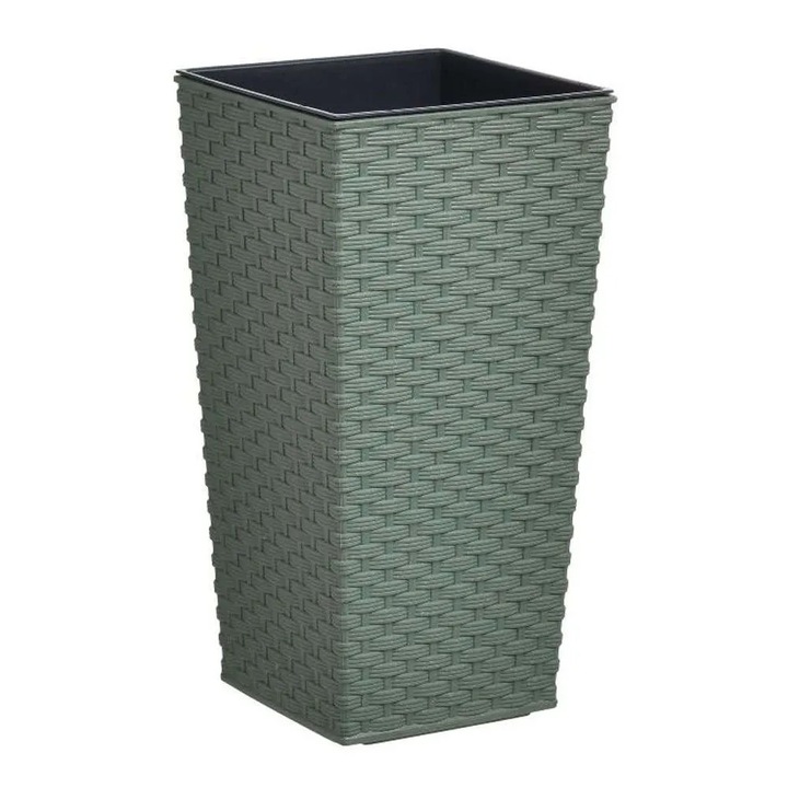 Ghiveci Click Kaspo 6-70-870-0009 19x19x36cm verde