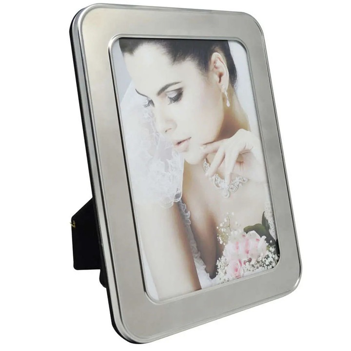 Rama foto metalica Matte 31S15-5 13x18cm argintie