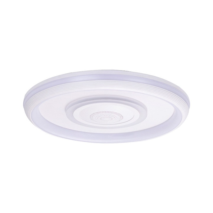 Plafoniera LED ZYTEQ, 74W, control bluetooth, lumina RGB, 15-30m²