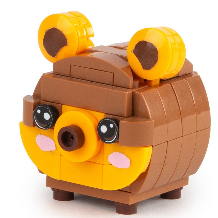 Snapets KIDEA építőkészlet, medve, 9x9x9cm