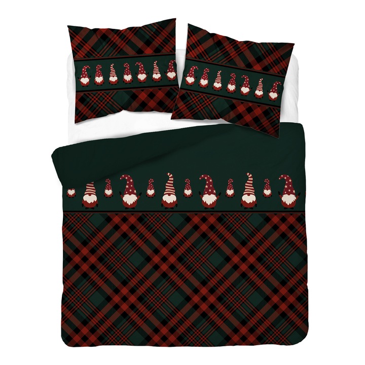 Detexpol ágyneműhuzat garnitúra, 220x200cm, 100% pamut, kétoldalas nyomtatás, 2 párnahuzat 70x80cm