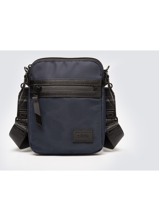 Férfi crossbody táska BIG STAR Wotino 403, poliészter, kék, 1 rekeszes, állítható pánt