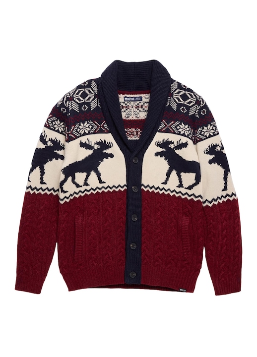 Мъжки пуловер Lorenzo, Big Star, плетен, многоцветен