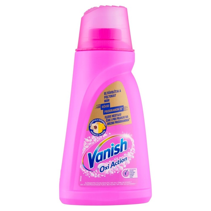 Detergent lichid pentru pete Vanish Oxi Action 1L, eficiență ridicată, fără clor