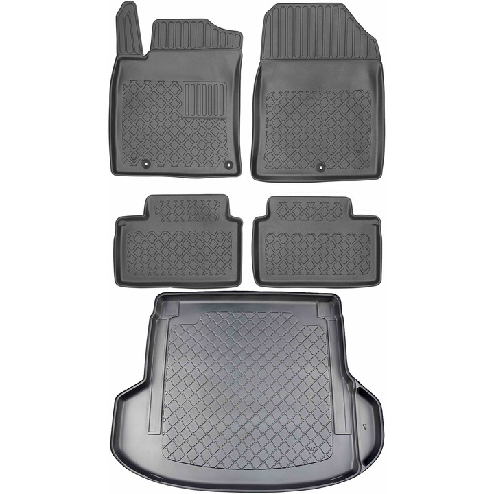 Csomagtérvédő készlet Max-Dywanik + ARISTAR szőnyegek, fekete, Kia ProCeed III Kombi, 2018.12-től