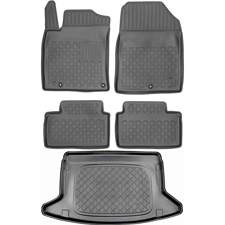 Max-Dywanik csomagtérvédő készlet, ARISTAR szőnyeg, ARISTAR szőnyegek, fekete, Kia Ceed III Hatchback, 2018.06-tól