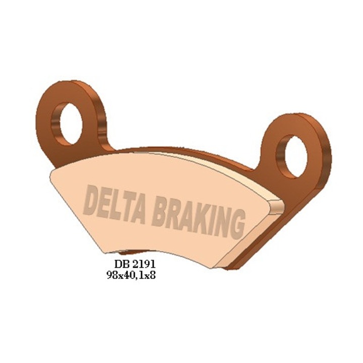 Placute frana, DELTA BRAKING, KH483, set