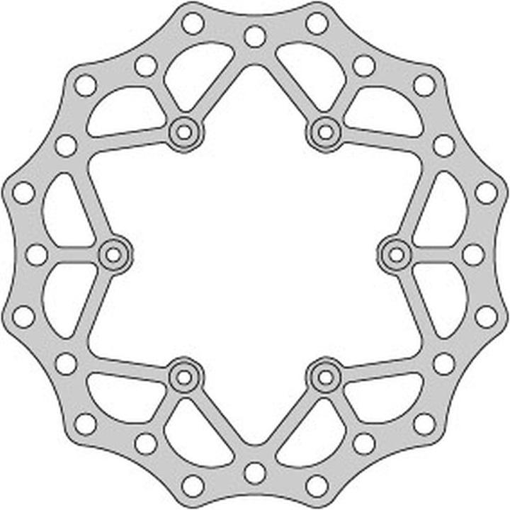 Féktárcsa DELTA BRAKING, Wave Ultra Light, 245x115x4mm, 6x6,5mm